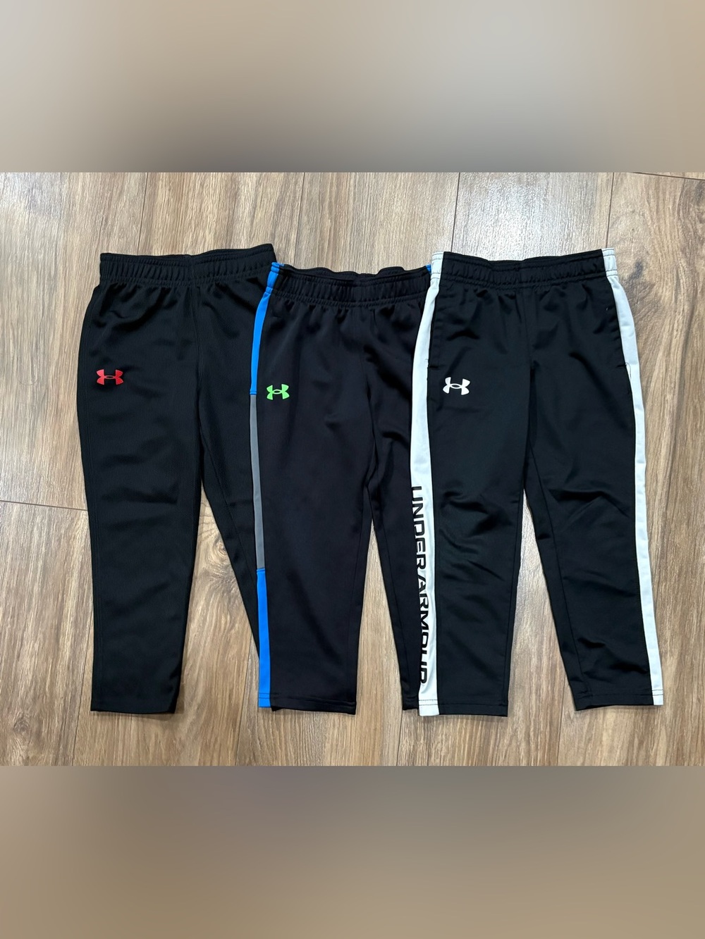Under Armour Kids Black Joggers Bundle